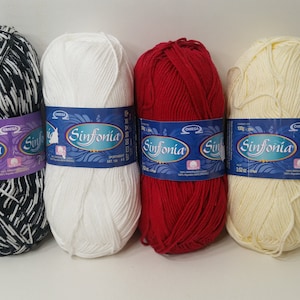 Omega Sinfonia sportgewicht katoengaren: 3,52 oz, 218 yds