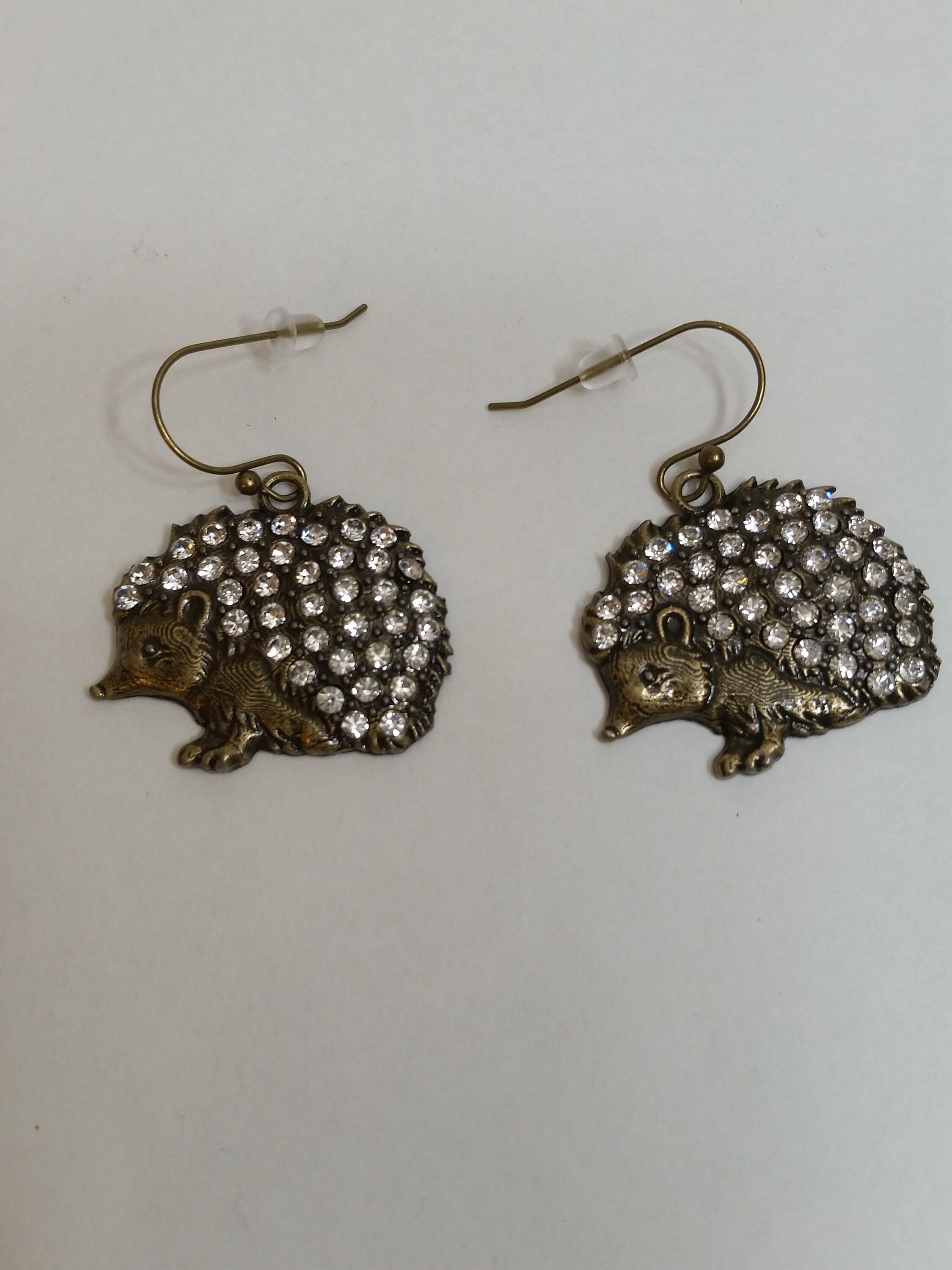 Boucles D'oreilles Pendantes Style Savoyard - Hérisson Avec Turquoise - Neuf Avec étiquettes