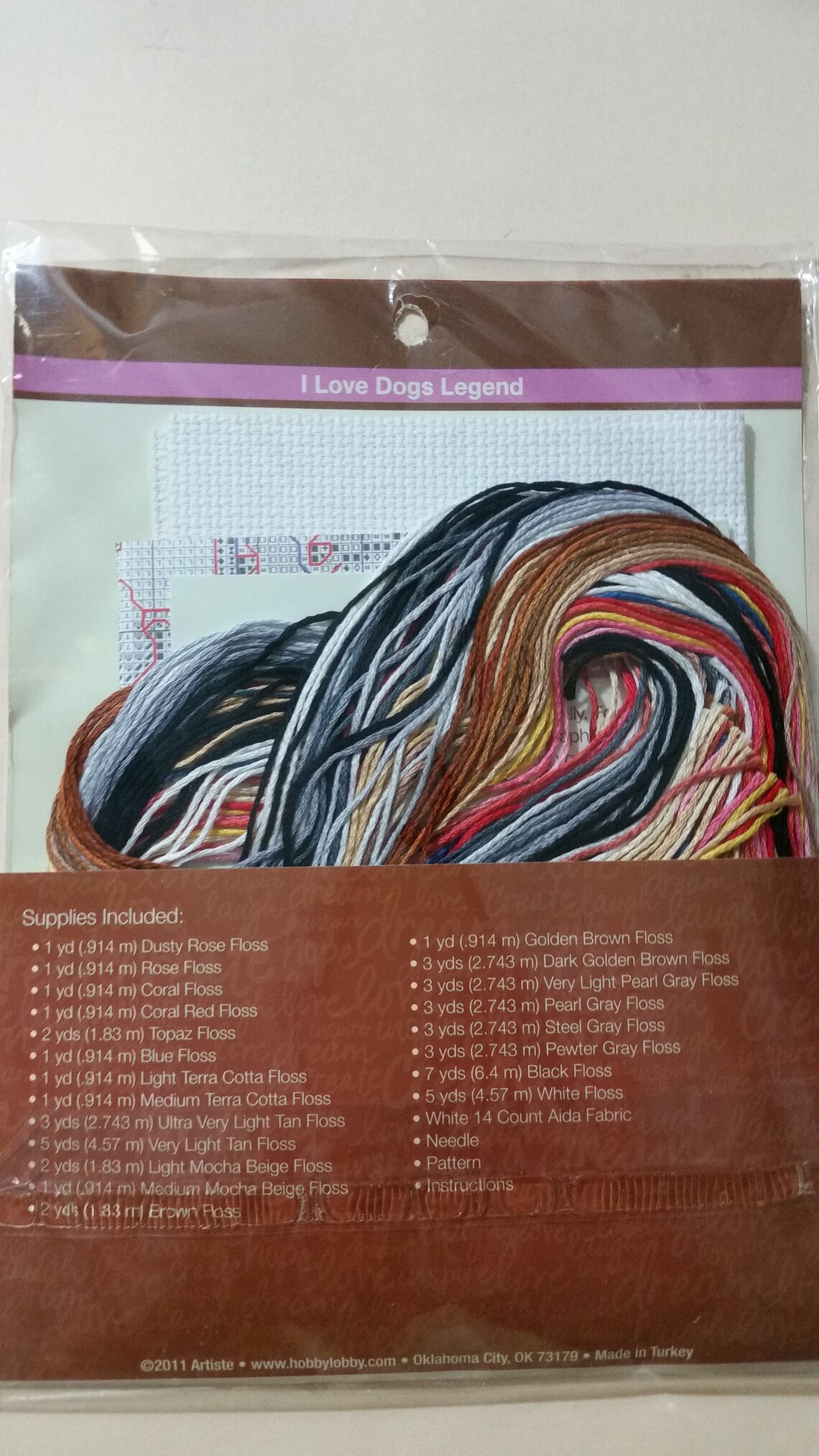 Artiste Zweigart Counted Cross Stitch Kit 981654 i Love Etsy