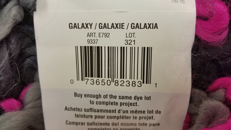 Galaxy 11 yds10m Dye Lot 321 12 Skeins Available 1 Skein Bulky 6; Boa Yarn Red Heart Boutique Swerve Yarn 3.5oz100g