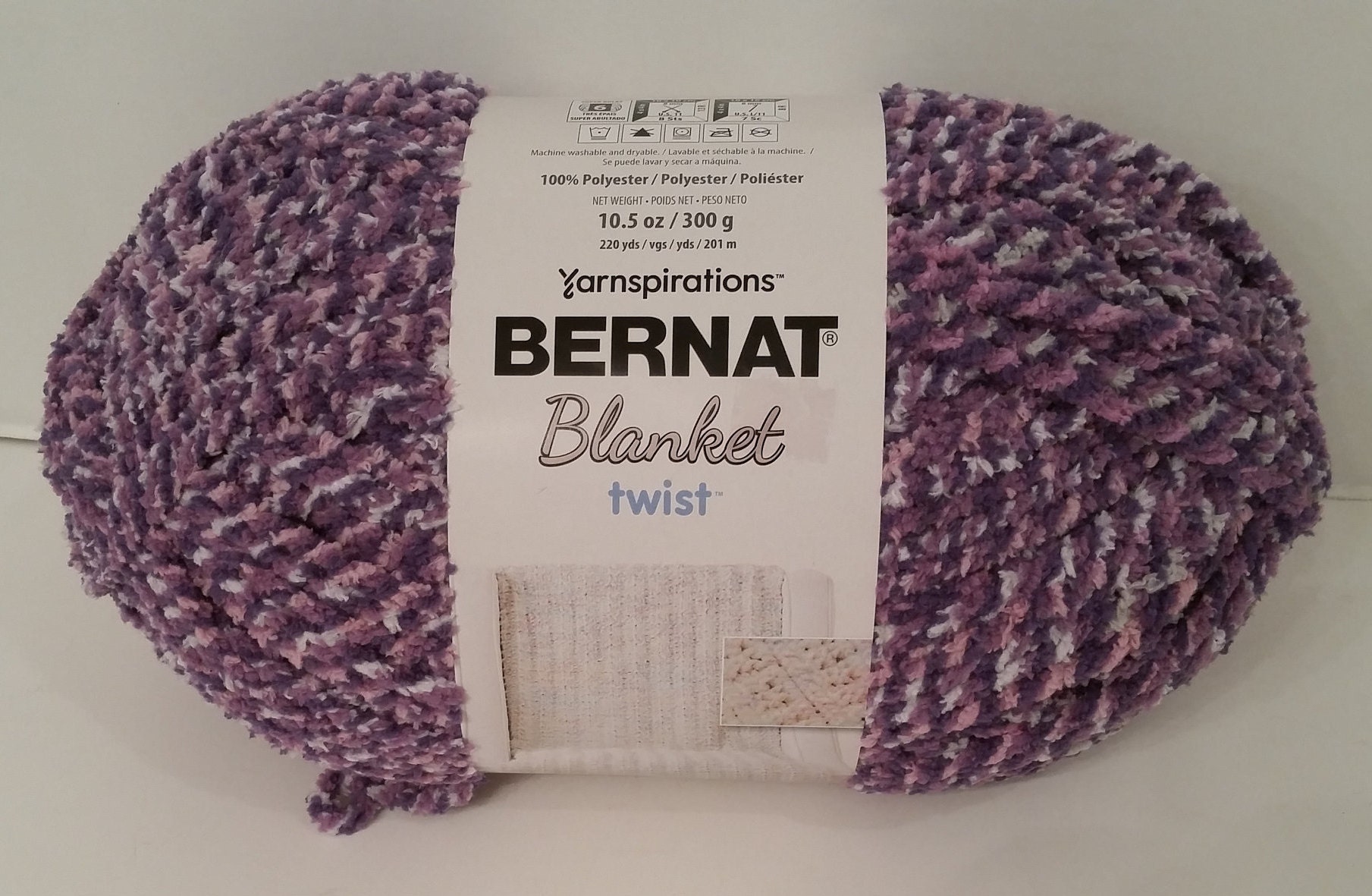 1 Skein Bernat Blanket Yarn Country Blue 2016-02-011 