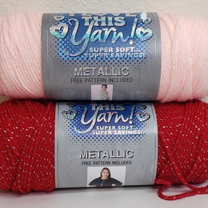 I Love This Yarn Metallic: Acrylic Blend, Medium 4 (5oz/142g)