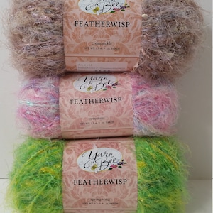 1 Skein (28 Skeins Available from 2 Colors) Yarn Bee Featherwisp Yarn, 3.5oz/100g, 293y/268m, Sock 1 yarn