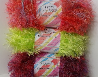 Tempting Girl Yarn Bee: Skrymmande ögonfranslurex, 125 yards