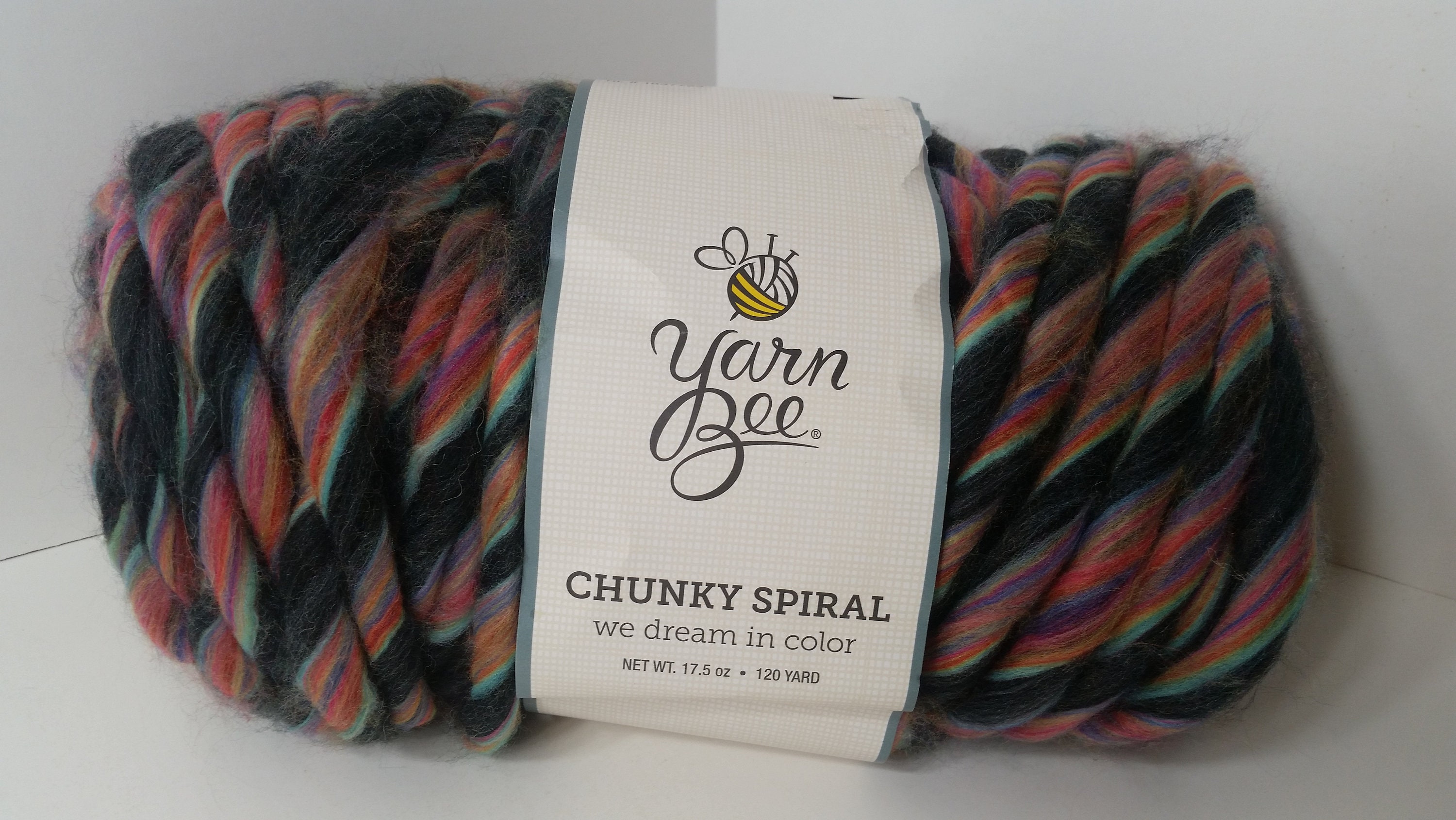 1 Skein 4 Skeins Available, SOME DISHEVELED Yarn Bee Chunky Knit Yarn,  Light Grey, 17.5oz/497g, 30y/27m, Jumbo 7, Hand Wash, Lay Flat 