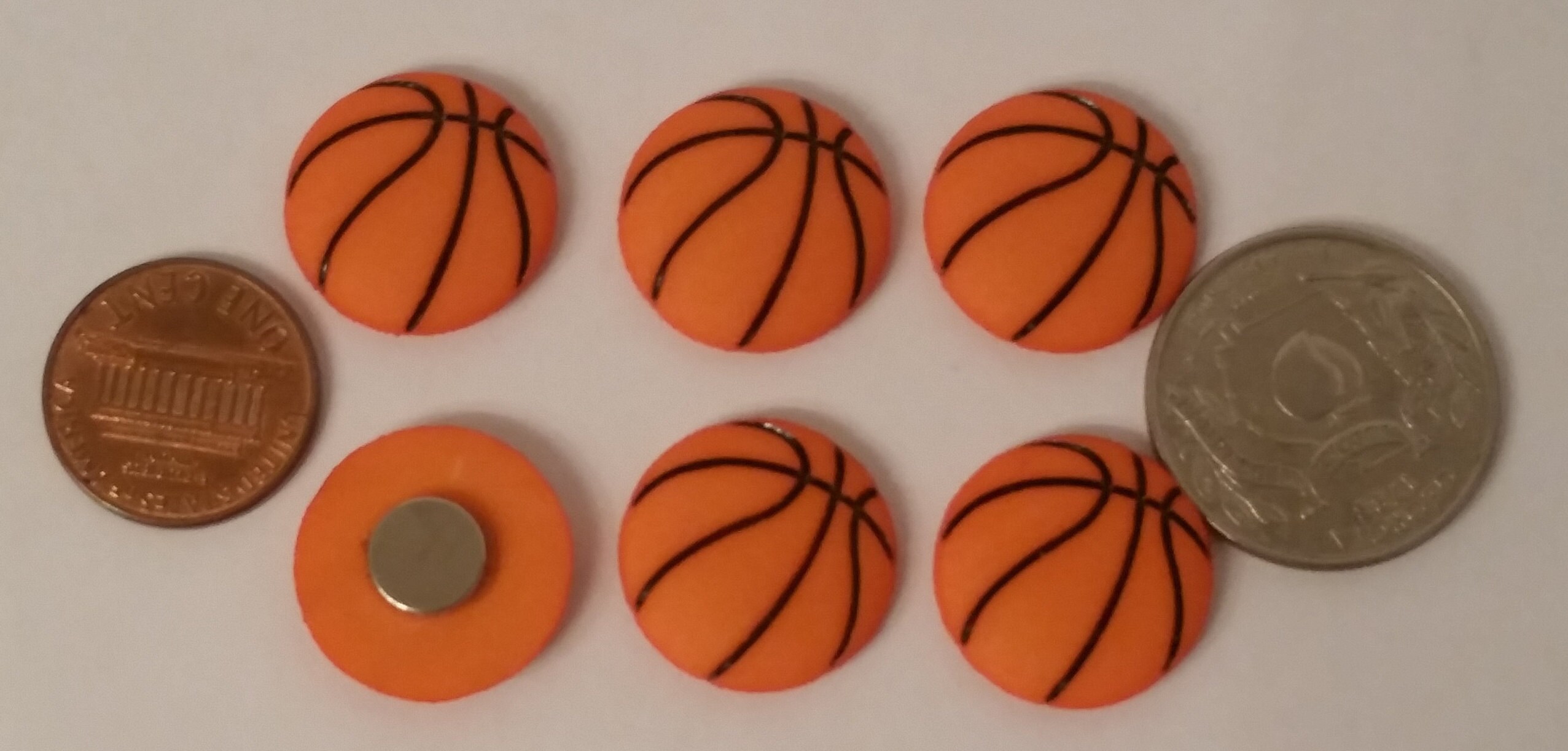 1 Set of 6 Basketball with a 5/16 inch neodymium rare Etsy