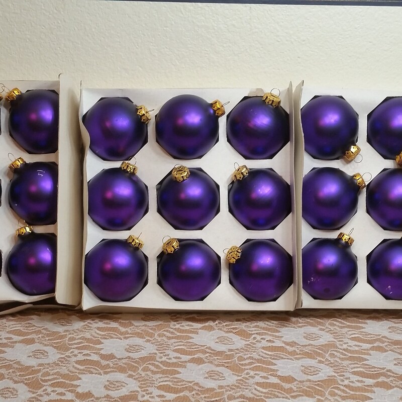 Purple Ornament Etsy