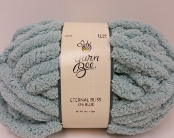 Yarn Bee Eternal Bliss Bulky Yarn Skein 8oz 28 yd Blue Pink Taupe Crochet  Knit