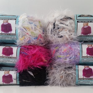 1 Skein (208 Skeins Available from 6 Colors) Phentex Fashion Seven Yarn, 1.75 oz/50g, 64 yds/58m