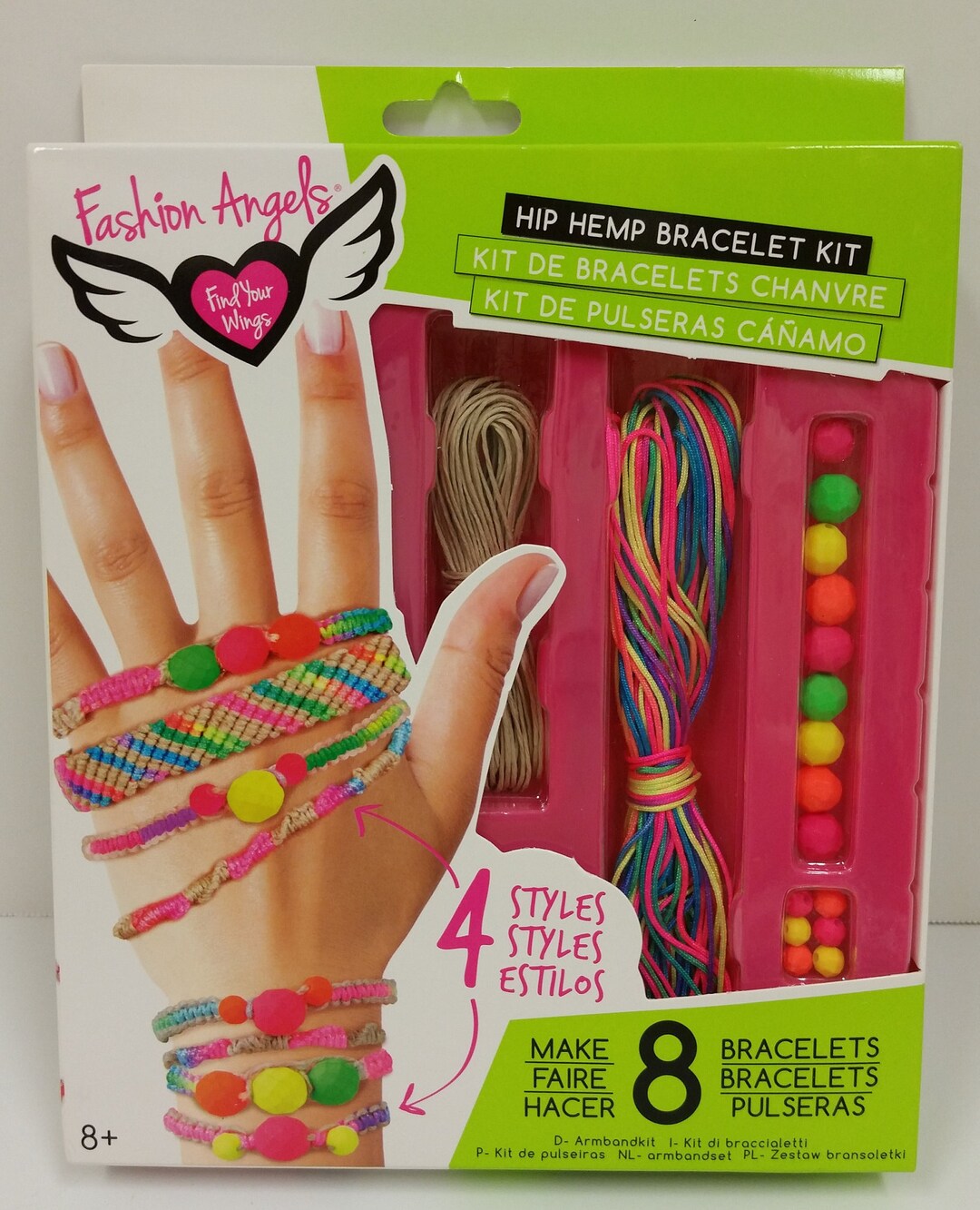 Fashion Angels hip Hemp Bracelet Kit for Ages 8 Etsy