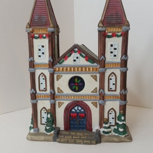 Lighted Village Church, Christmas Village, No Return/Exchange on this item