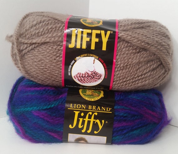 Skeins Lion Brand Jiffy 100% Acrylic Yarn Discontinued 307 Denver