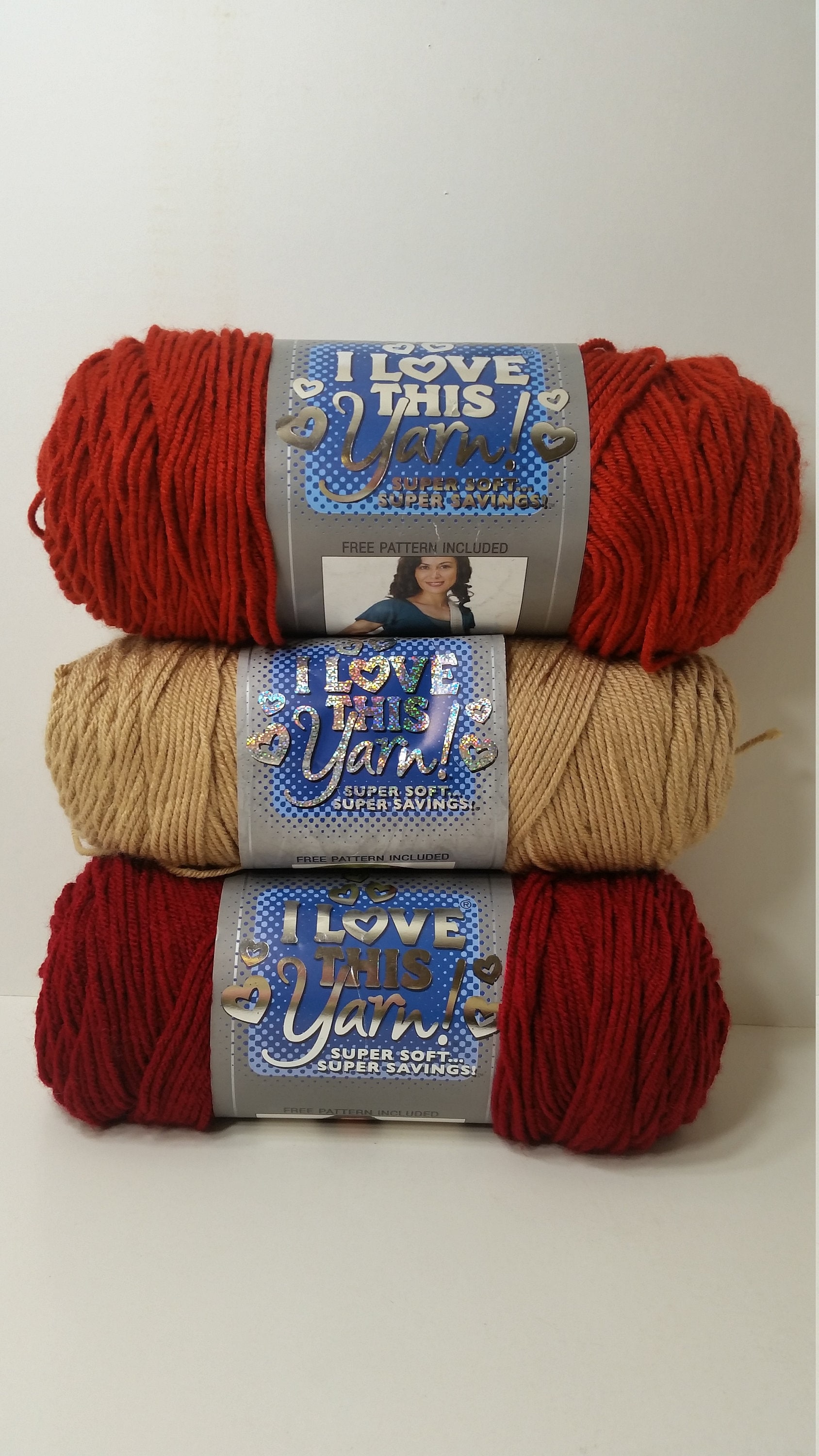 1 Skein ( Terra Cotta SOLD, Light Taupe SOLD, 3 Cranberry 1 Skein ( Terra Cotta SOLD, Light Taupe SOLD, 3 Cranberry