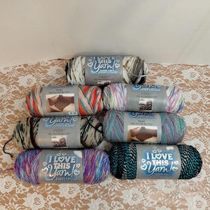 I Love This Yarn Print, Acrylic, 5oz, 252yds, Medium 4