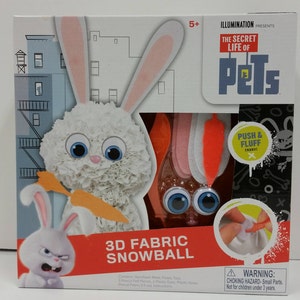 The Secret Life of Pets 3D Fabric Snowball Bunny Kit: Kids 5+