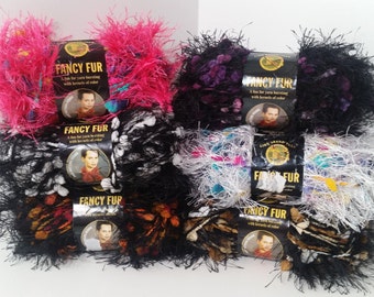 1 Skein 183 Skeins Available Lion Brand Fancy Fur Yarn in 6 Colors