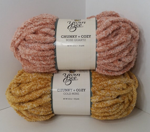 1 Skein 6 Skeins Available in Gold Mine Yarn Bee Chunky Cozy,  8oz/227g,58y/53m, Super Bulky 6, -  Israel