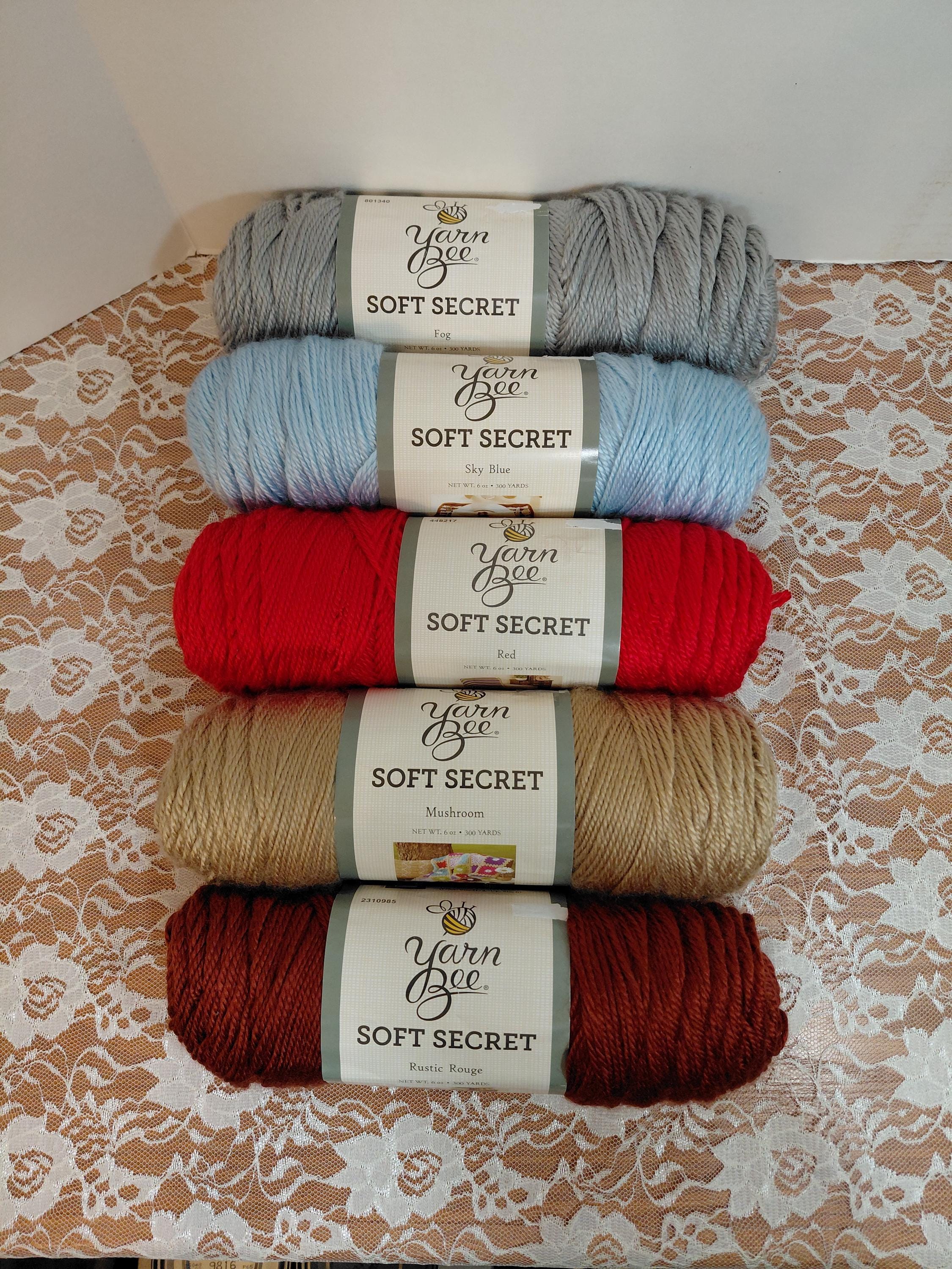 Soft Secret Yarn Bee,several Colors, 6oz, 300yds, Medium 4 - Etsy