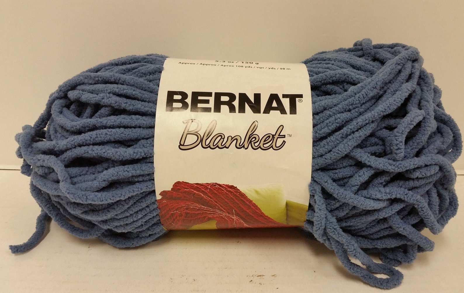 1 Skein Bernat Blanket Yarn Country Blue 201602011 Etsy