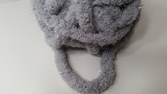 Mainstays Chenille Chunky Yarn Soft Silver 31.7yds 8 Oz Skein Super Bulky 6  Pillow Crochet Knitting Supply Dcoyshouseofyarn 