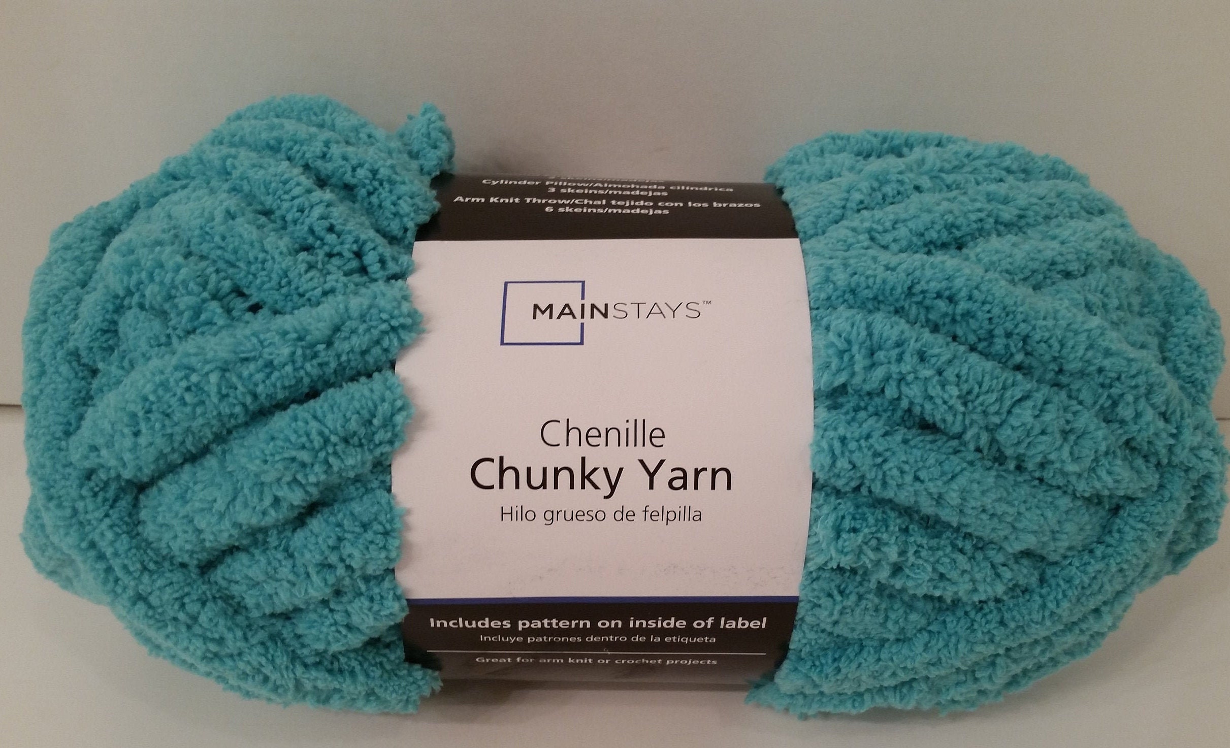 Mainstays, Other, Mainstays Chenille Chunky Blanket Yarn 3 Skeins