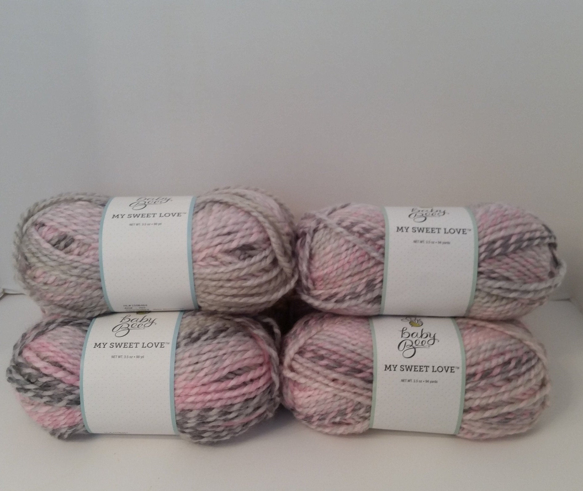 Pack Of 3: Baby Bee My Sweet Love Yarn 94 yds - Dutch Goat