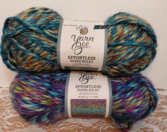 Effortless Super Bulky 6, Yarn Bee, 6oz, 111yds