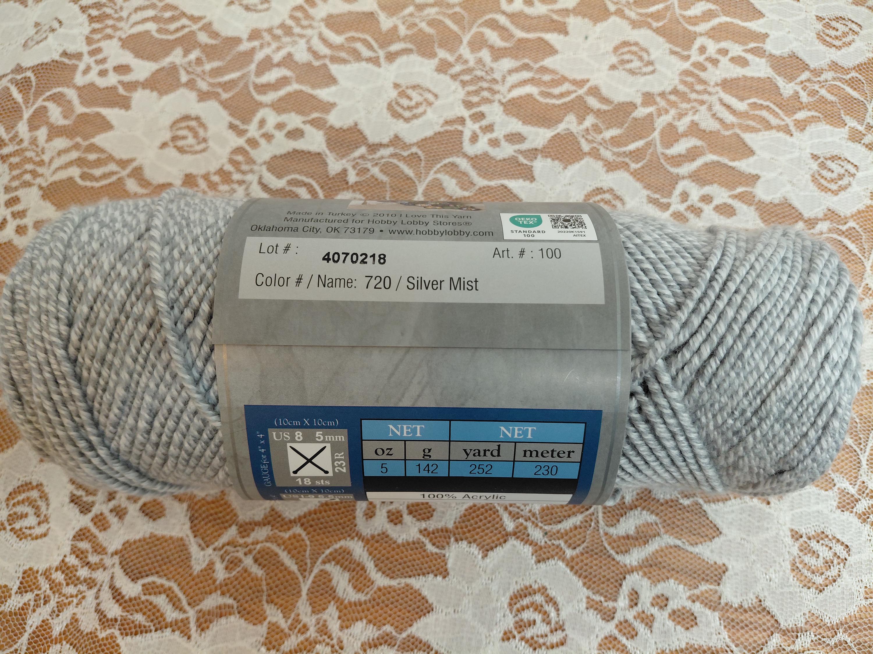 I Love This Yarn Print, Acrylic, 5oz, 252yds, Medium 4 - Etsy