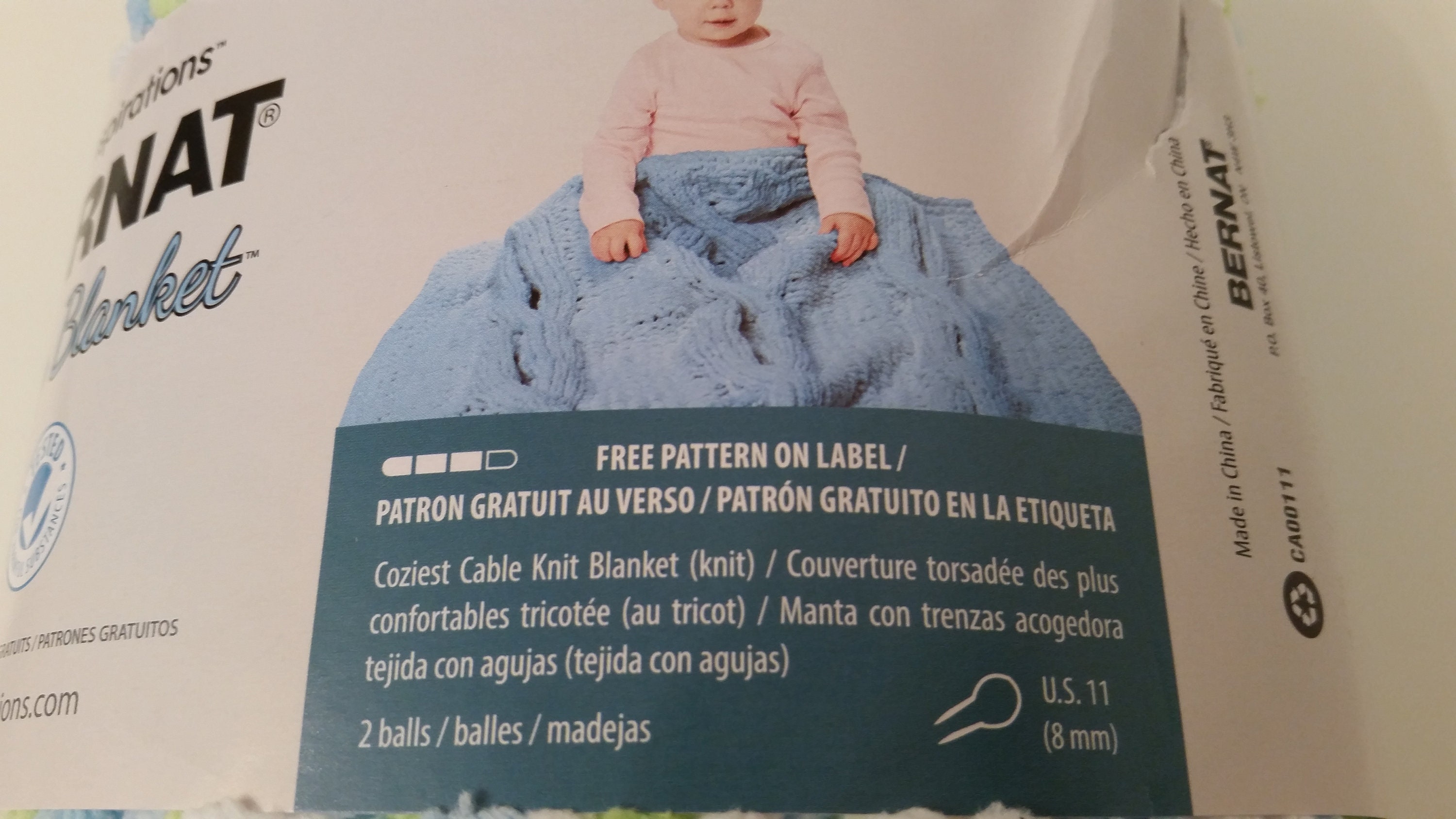 Bernat Baby Blanket | Set Di 6 Gomitoli Di Filato Morbido Per Neonati | 100% Poliestere | Peso Jumbo (6) | 78m Cad. - 6