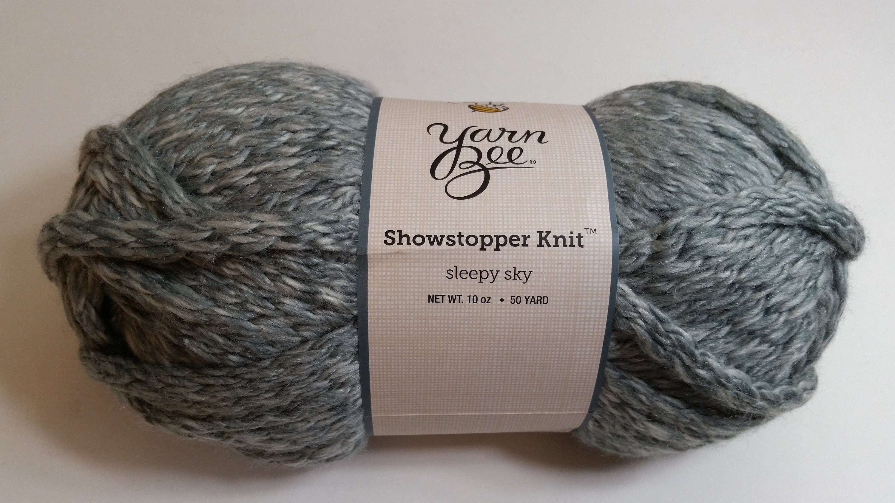 Yarn Bee Showstopper Knit in Rainbow Riot 5 skeins Supplies