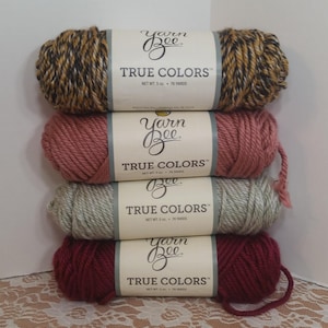 True Colors Yarn Bee: Super Bulky Acrylic, 76 yds