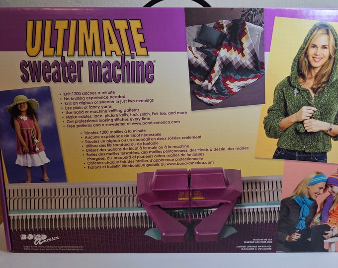 Ultimate Sweater Machine by Bond America Manually Operated, Everything