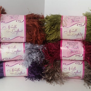Needle Crafter&#39;s Eyelash Yarn: 50g Polyester, No Dye Lot