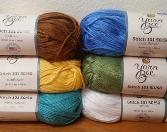 Hobby Lobby - For on-trend colors, soft-as-can-be skeins and a wide  selection of sizes, reach for Yarn Bee! What projects are you working on  right now? Shop Yarn Bee