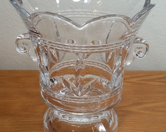 Cubo de hielo/enfriador de vino de vidrio vintage