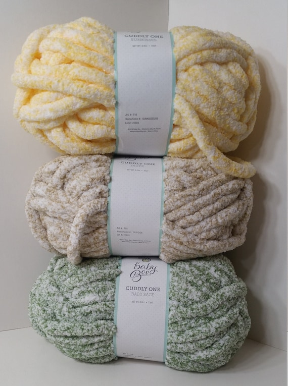 1 Skein 4 Skeins Available From 2 Colors Baby Bee Cuddly One Yarn,  8oz/226g, 33yds/31m, Jumbo 7 