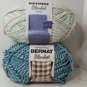 Bernat Blanket Twist Yarn Making Waves