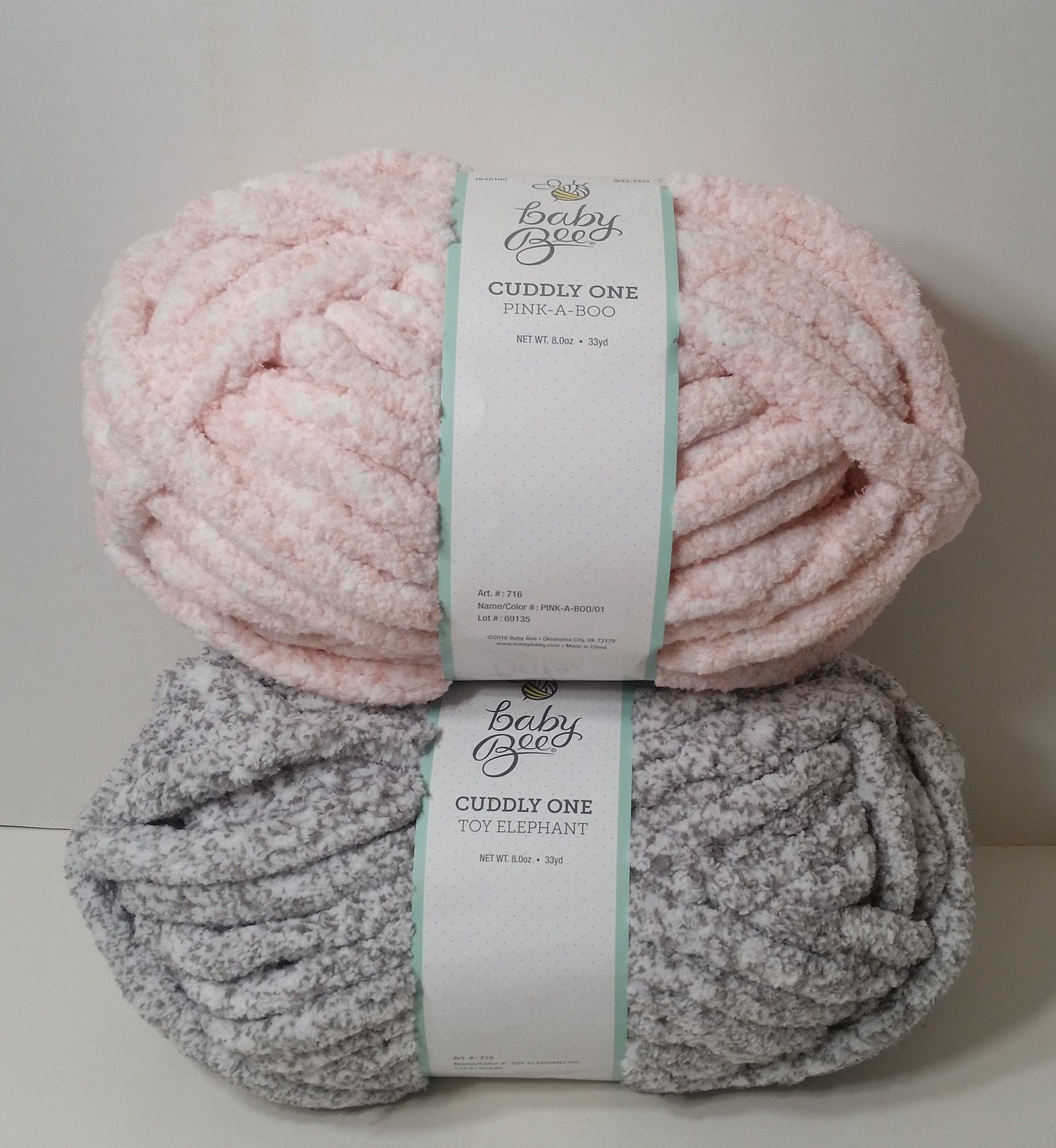 1 Skein 26 Toy Elephant 15 Pink a boo Skeins Available Baby Bee Cuddly One Yarn 8oz 226g 33yds 31m Jumbo 7 Etsy Ireland