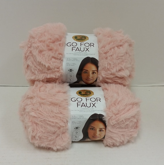 1 Skein 34 Skeins Available Lion Brand Go for Faux Yarn, Color