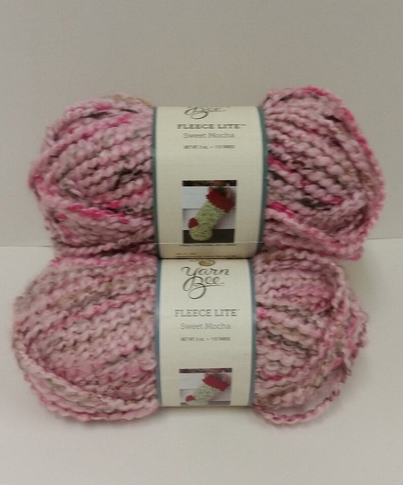 1 Skein Yarn Bee Fleece Lite Yarn Sweet Mocha Dye Lot 3030 Etsy
