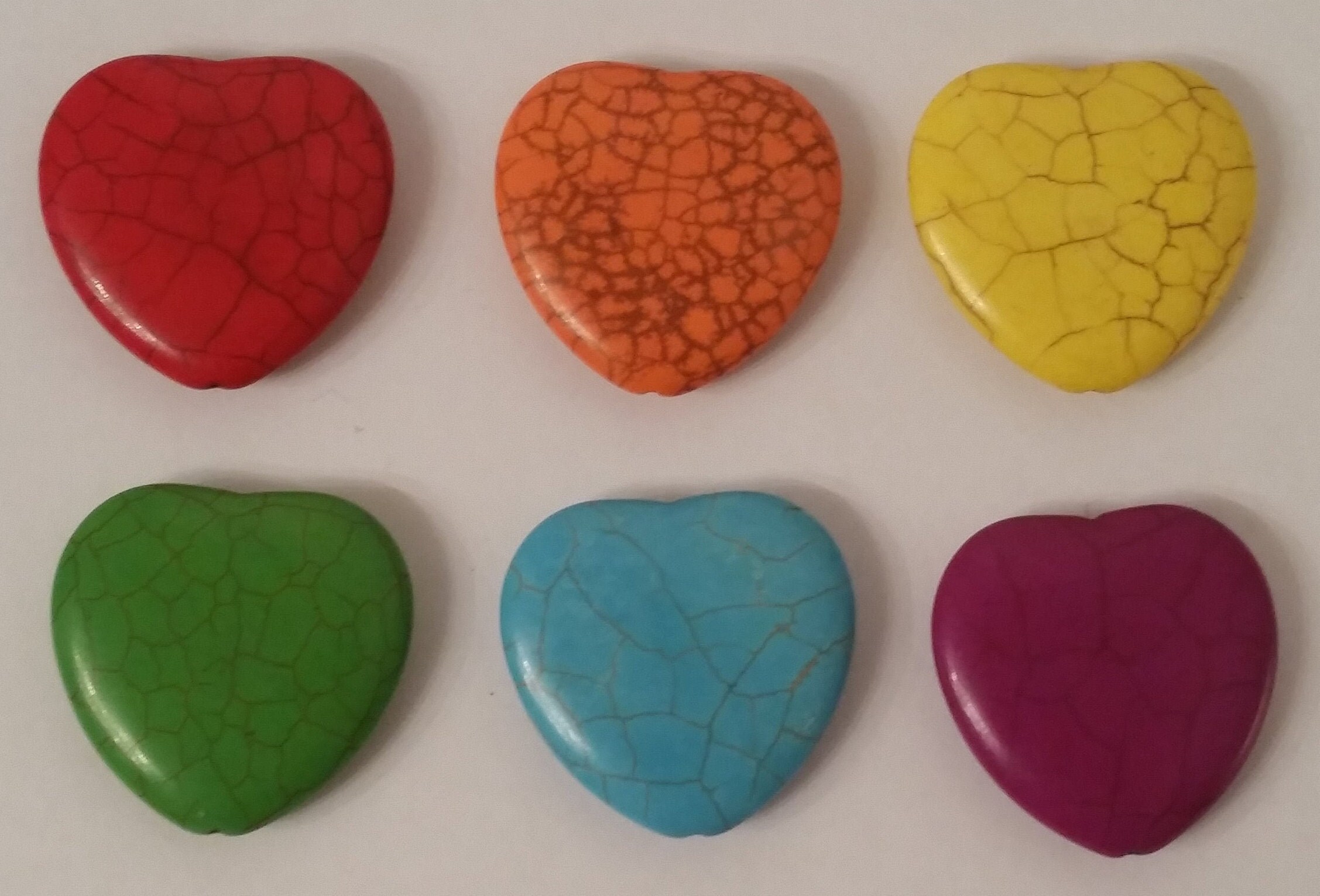 1 Set of 5 Heart With a 1/2 Inch Neodymium Rare Earth Etsy