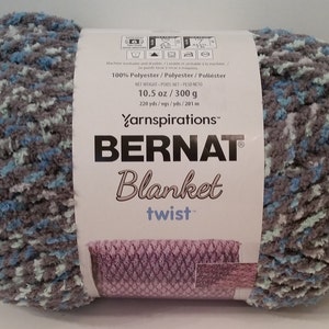 Bernat Blanket Twist Yarn: High Tide Super Bulky 6