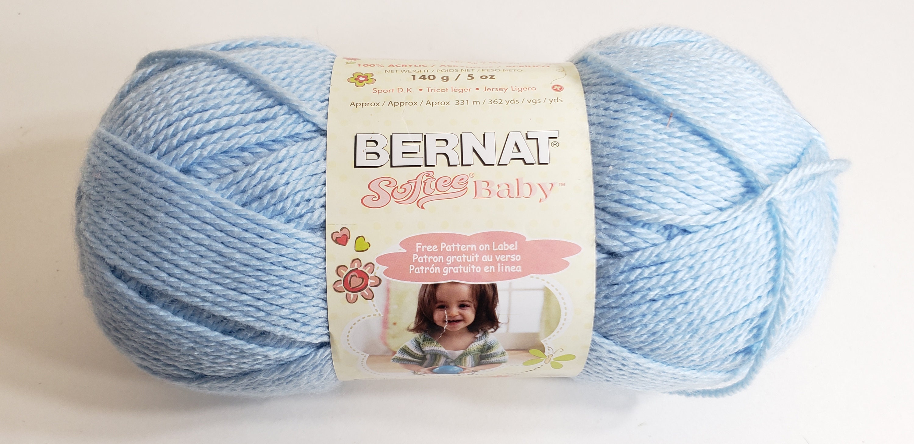 Bernat Softee Baby Prince Pebbles Yarn - 3 Pack of 120g/4.25oz - Acrylic -  3 DK (Light) - 310 Yards - Knitting/Crochet
