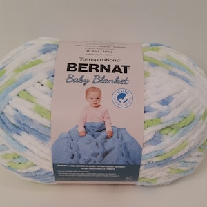 Bernat Baby Blanket Yarn: Funny Prints, Super Bulky 6 (10.5oz Skein)