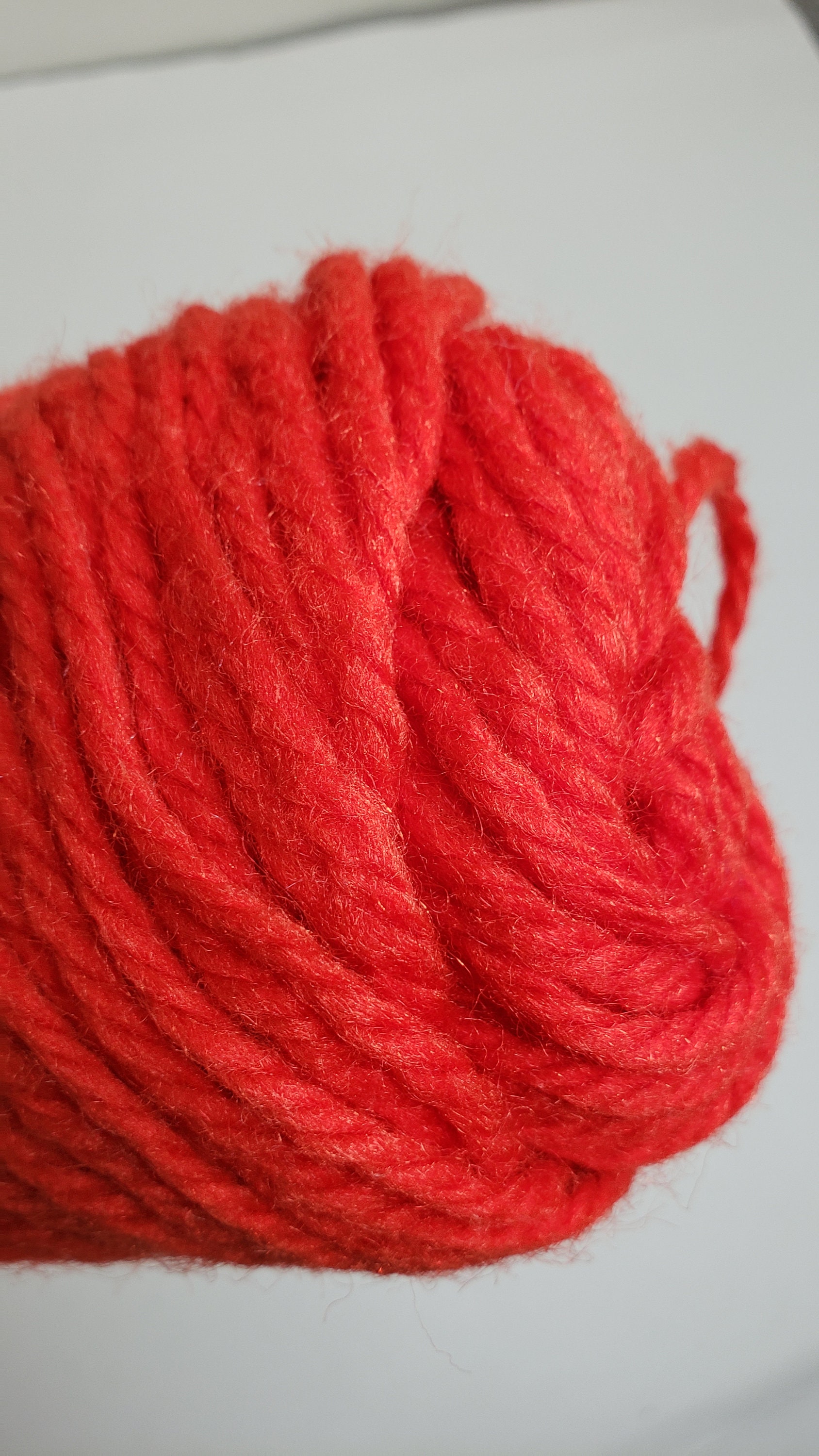 Vintage 1970s Craft Yarn: Jonathan Livingston Seagull Phantom Red