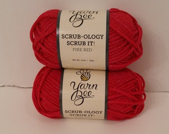 Yarn Bee Comfy Classic Yarn, Available 5 Burgundy, 1 Pale Teal 