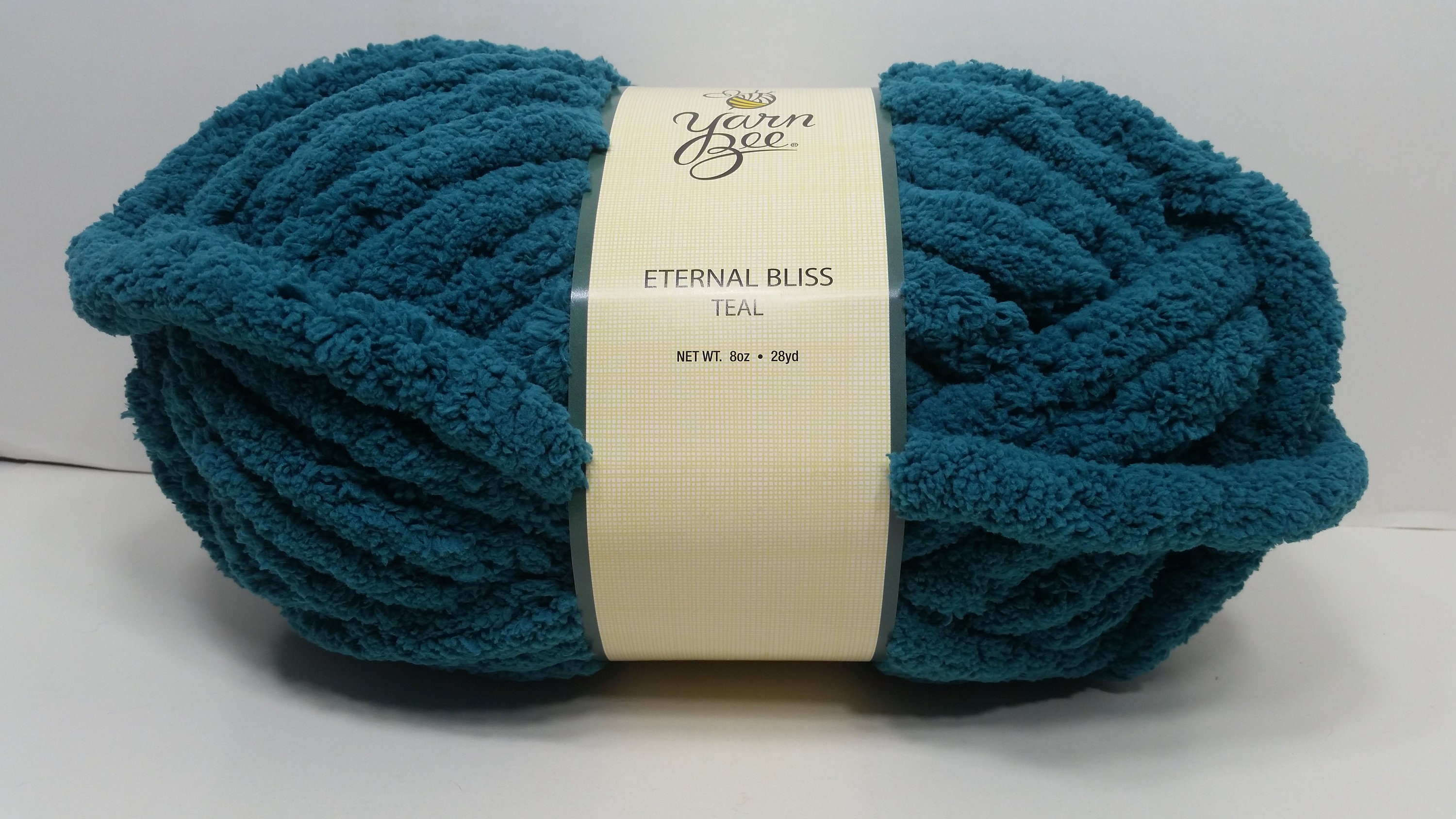Teal Eternal Bliss Yarn Bee: Jumbo Polyester Chenille - Etsy