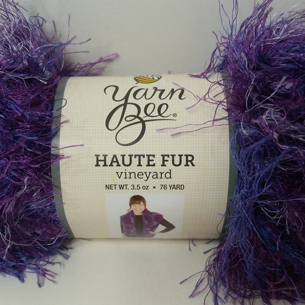 Yarn Bee Haute Fur Yarn Etsy
