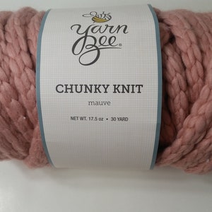 1 Skein 9 Skeins Available SOME DISHEVELED Yarn Bee Chunky Knit Yarn Mauve 17.5oz 497g 30y 27m Jumbo 7 Hand Wash Lay Flat Etsy