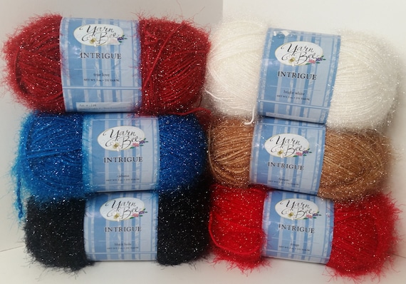 Intrigue Yarn Bee, 3oz, 251y, Medium 4- Glistens
